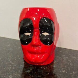 Marvel Deadpool 3D Molded Character Coffee Mug Used